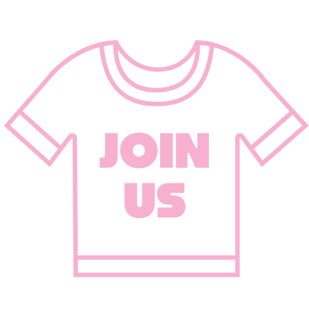 Icon of a bib with Join Us on